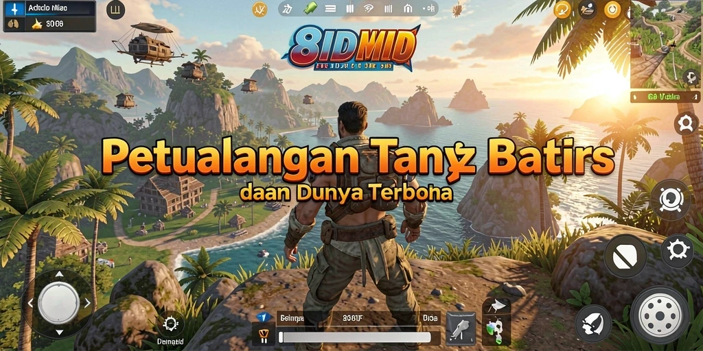 Screenshot gameplay Open World 8ID yang menampilkan eksplorasi fantastis.