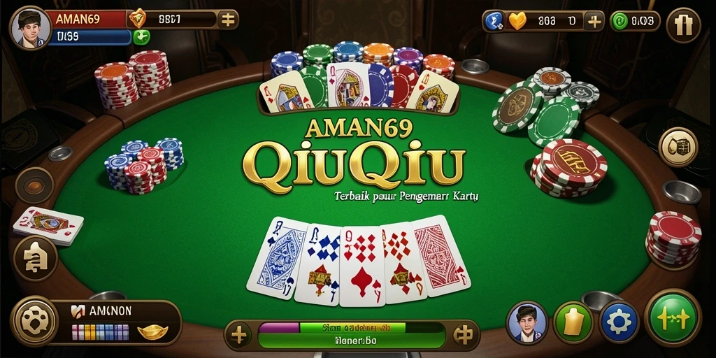 Tampilan gameplay QiuQiu yang seru dan menarik.