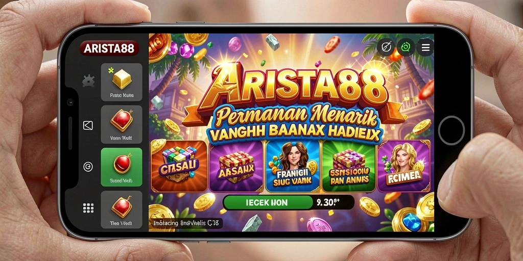 Screenshot gameplay ARISTA88 menampilkan putaran slot yang memukau.