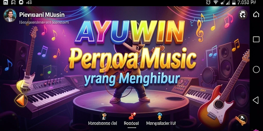 Tampilan gameplay AYUWIN yang dinamis dan menarik.