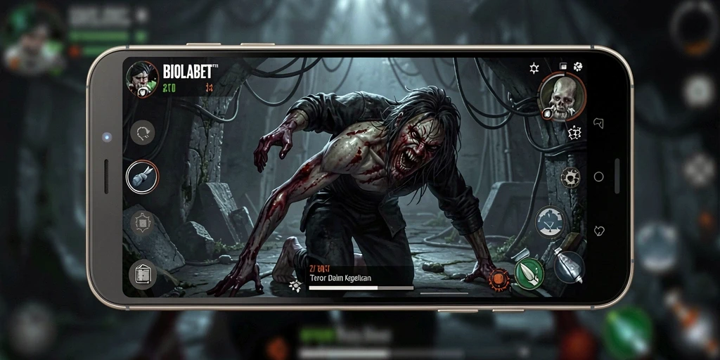 Screenshot menampilkan gameplay Horror yang mencekam dan misterius.