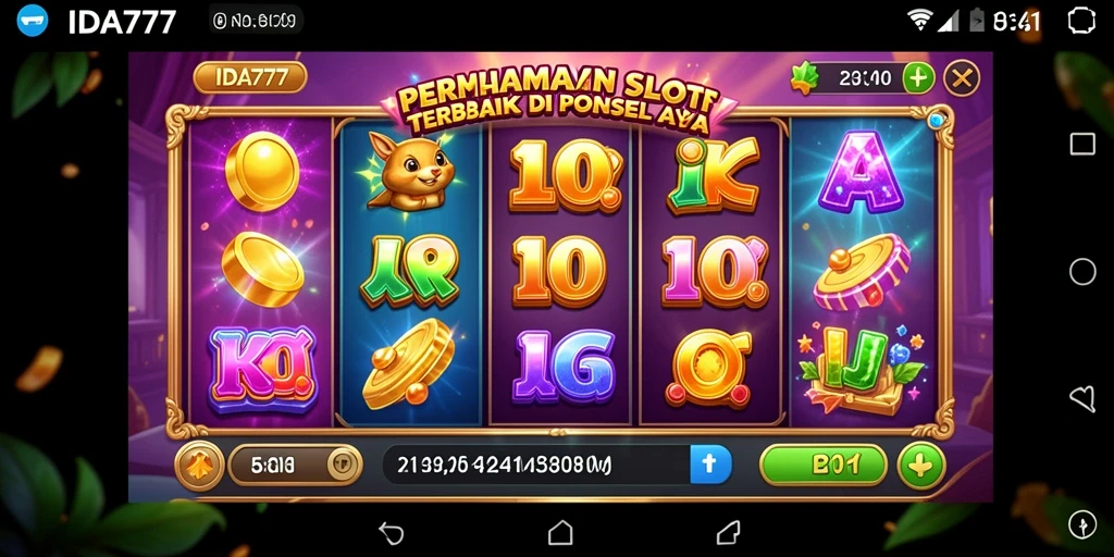 Tampilan gameplay seru dari IDA777 dengan berbagai tema slot yang menarik.