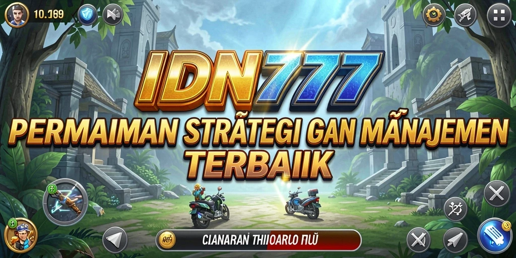 Tampilan menarik gameplay SLG IDN777 dengan aksi strategis.