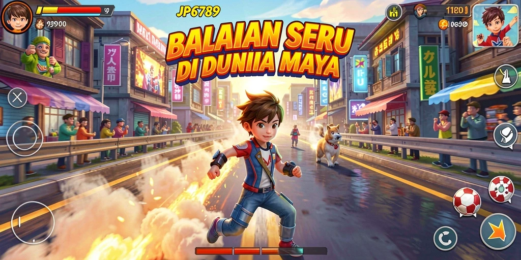 Tampilan gameplay balapan di JP6789 yang penuh aksi.
