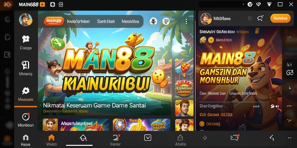 Tangkapan layar menunjukkan keseruan gameplay Casual di MAIN88.