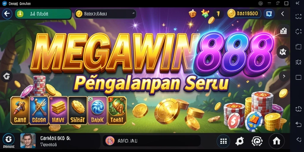Tampilan gameplay MEGAWIN888 yang menarik dan seru.