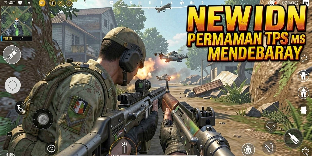 Tangkapan layar dari gameplay NEWIDN yang intens dan mendebarkan.