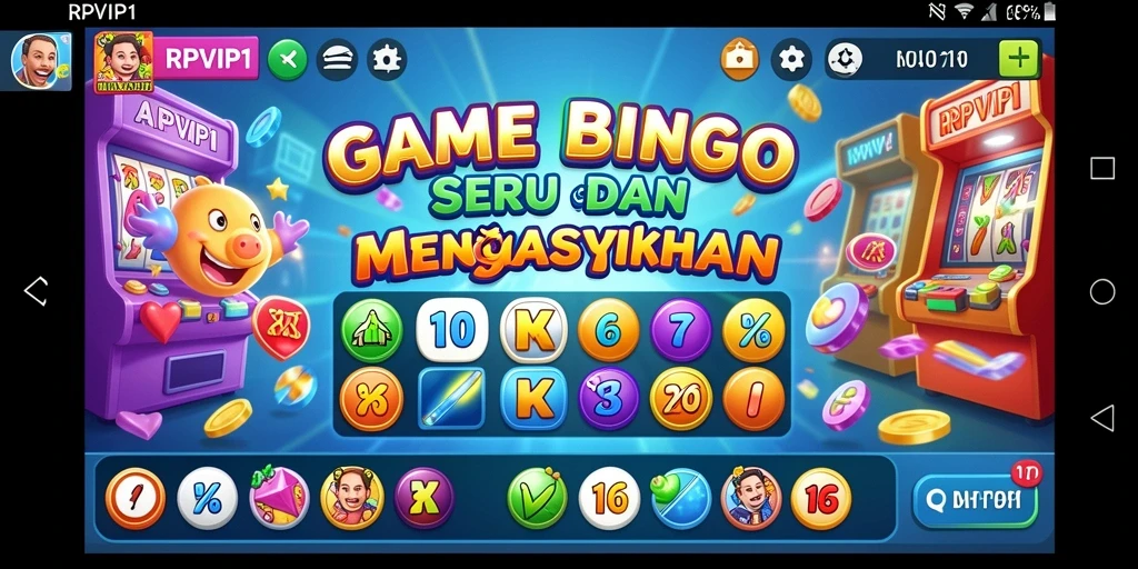 Tampilan gameplay RPVIP1 yang seru dalam permainan Bingo.