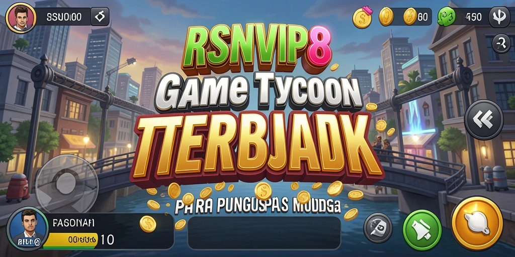 Tampilan gameplay RSNVIP8 yang menampilkan usaha Tycoon yang aktif.