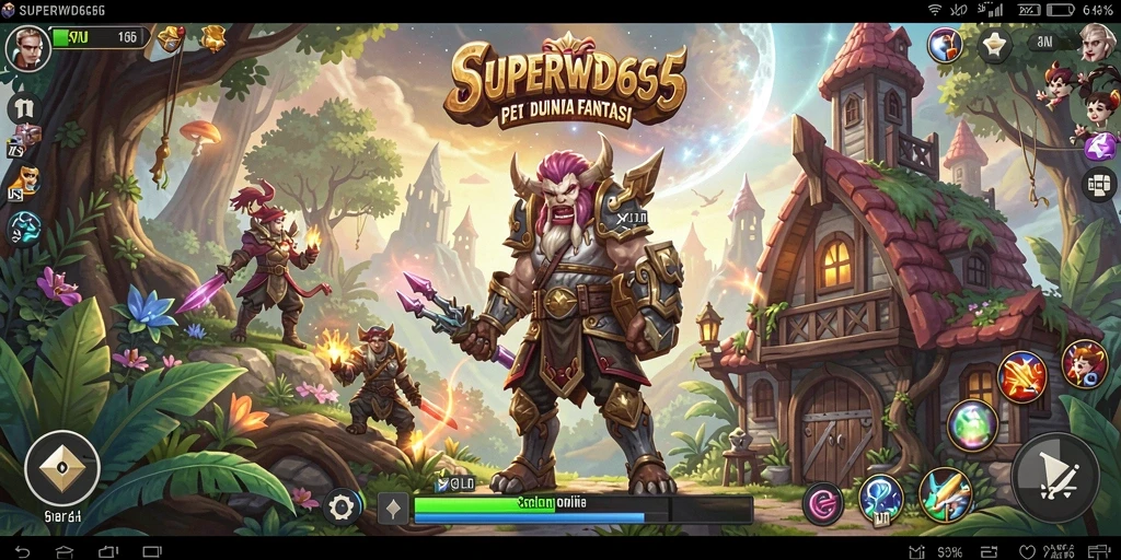 Tampilan gameplay menakjubkan dari SUPERWD666 yang memukau.