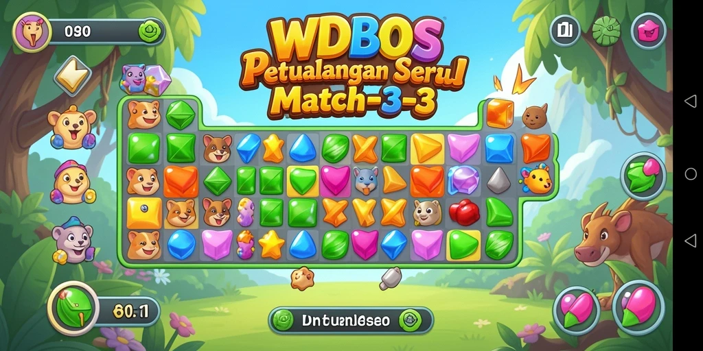Gameplay menarik dengan misi mencocokkan objek di WDBOS.