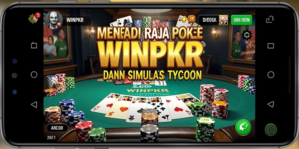 Tampilan gameplay WINPKR yang mengasyikkan dan menegangkan.