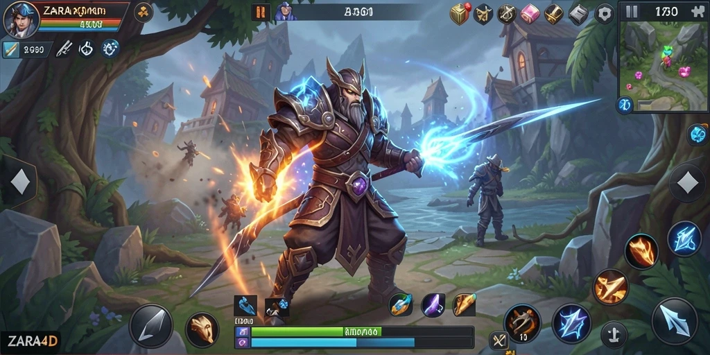 Tampilan gameplay ZARA4D yang mendebarkan dan interaktif.